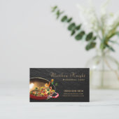 スクリプスタイリッシュトフードパンパーソナルシェフケータリング 名刺 (スタンド正面)