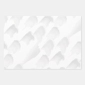 スクリプスタイリッシュトメリーと水色グレー ラッピングペーパーシート (正面2)