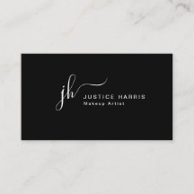 スクリプスタイリッシュトモノグラムモダンプロフェッショナルブシン