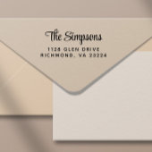 スクリプスタイリッシュト差出人住所 セルフインキングスタンプ