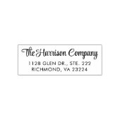 スクリプスタイリッシュト業務差出人住所 セルフインキングスタンプ (デザイン)