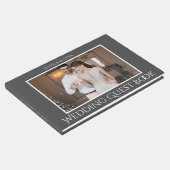 スクリプスタイリッシュト白とグレー |写真 ゲストブック (コーナー)