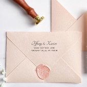 スクリプスタイリッシュト結婚の差出人住所 セルフインキングスタンプ