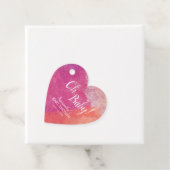 スクリプトああベビー!ピンクの水の色のベビーシャワー フェイバータグ (インサイチュ)