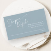 スクリプトおむつラッフルボーイズ赤ちゃんシャワー エンクロージャーカード