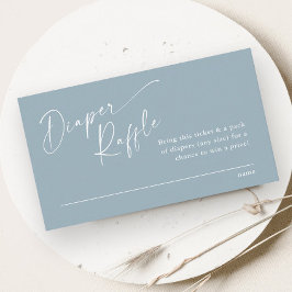 スクリプトおむつラッフルボーイズ赤ちゃんシャワー エンクロージャーカード