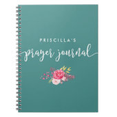 スクリプトおよびフローラ祈りの言葉ノートブック ノートブック (正面)