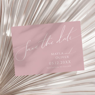 スクリプトお洒落 ほこりっぽいバラ水平 セーブザデート