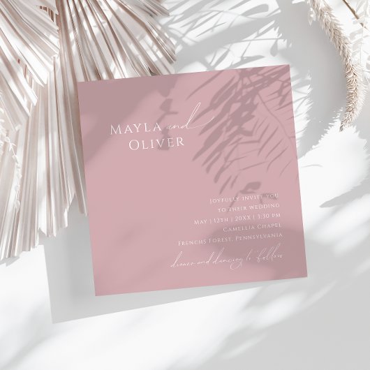 スクリプトお洒落 |ダスティバラスクエア結婚ズ 招待状