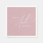 スクリプトお洒落 |ダスティバラ結婚ズ スタンダードカクテルナプキン (正面)