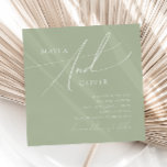 スクリプトお洒落 | Sage Green 結婚 Square 招待状<br><div class="desc">スクリプトの素晴らし紹介お洒落 | sageグリーンスクエア結婚式招待状あなたのボホシンプル春お祝いに最適モダン。私たちのエレガントデザインは明るいパステル鮮やかカラーパレットとヴィンテージシックな書道スクリプトを含む。ミニマルなスタイルやクラシックの好みにかかわらず、私たちの編集可能な製品ユニークは、贅沢で優雅な、上品でロマンチックなtouchを作成するのに最適な特別な日を忘れられない。連絡デザインに関して何か質問して、そして君の夢を救済作り結婚てみよう。</div>