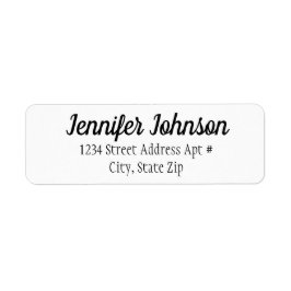 スクリプトかわいらし差出人住所封筒ラベル ラベル