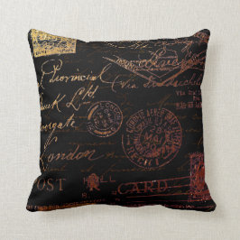 スクリプトとスタンプ クッション