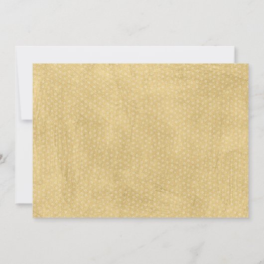 スクリプトによる海軍と金ゴールド写真の卒業 案内状 (裏面)