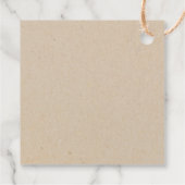 スクリプトのクリスマス ブランチ ベリー ギフトタグ フェイバータグ (裏面)