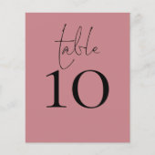 スクリプトのバラ結婚のテーブル番号 (正面)