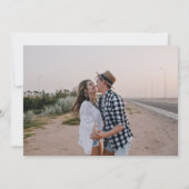 スクリプトのリハーサル夕食写真オン背面招待状 招待状 (裏面)