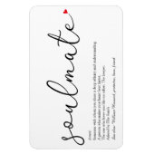 スクリプトの愛のハートソース定義 マグネット (縦)