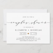 スクリプトの招待エレガント 招待状 (正面)