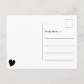 スクリプトの新しいホームフォト鍵の移動アナウンス 案内ポストカード (裏面)