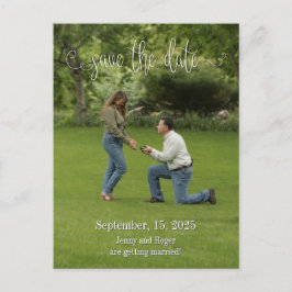 スクリプトの白いフォント日付の保存 案内ポストカード