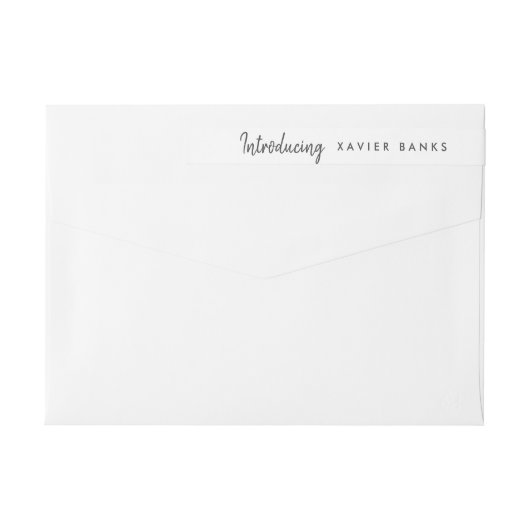 スクリプトの紹介ベビー  ラップアラウンドラベル (裏面)