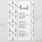 スクリプトの結婚イベントのタイムライン (正面)