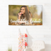 スクリプトはっきりしたおめでとう大学院写真パーティー 横断幕 (インサイチュ)