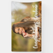 スクリプトはっきりしたおめでとう大学院写真パーティー 横断幕 (縦)