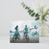 スクリプトを黒く保存する日付 ポストカード (スタンド正面)