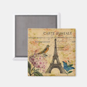 スクリプトアジサイフランスのバードパリエッフェルタワー マグネット (正面/裏面)