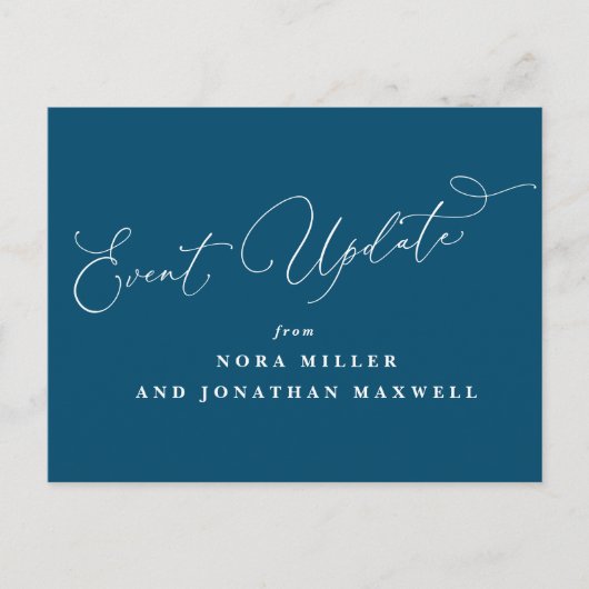 スクリプトイベント更新はがき ポストカード (正面)