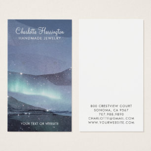 スクリプトイヤリングブルーマウンテンズジュエリーディスプレイカード