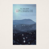 スクリプトイヤリングブルーマウンテンズジュエリーディスプレイカード (裏面)