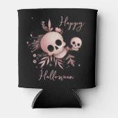 スクリプトエレガントとスカルパーソナライズされた 缶クーラー (正面)