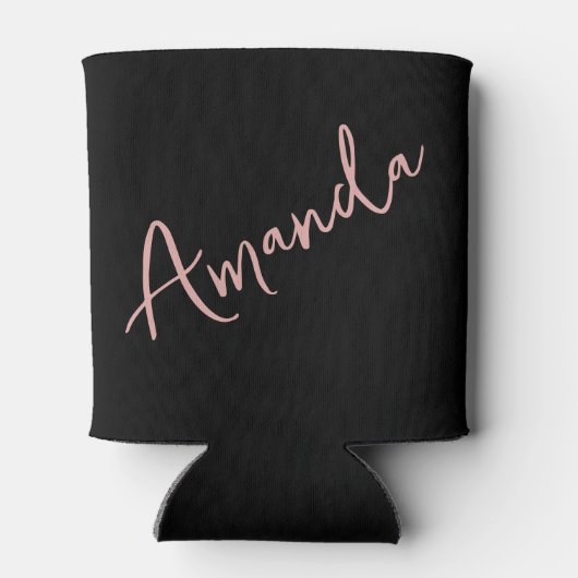 スクリプトエレガントとスカルパーソナライズされた 缶クーラー (裏面)