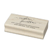 スクリプトエレガントのカスタム結婚式名差出人住所 ラバースタンプ (スタンプ)