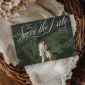 スクリプトエレガントの飾り付け写真 セーブザデート