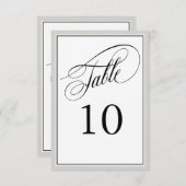 スクリプトエレガントは任意の色で盛り上げ縁どる (正面/裏面)