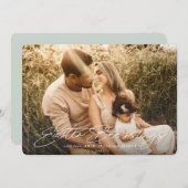 スクリプトエレガントイースター恵みの写真 シーズンカード (正面/裏面)