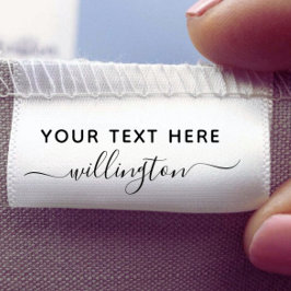 スクリプトエレガントサンキュー白黒カスタム グログランリボン