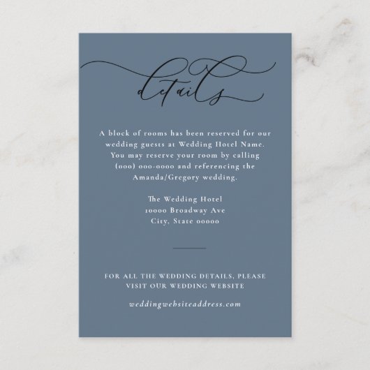 スクリプトエレガントセレ結婚ニティの詳細 エンクロージャーカード (正面)