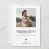 スクリプトエレガントタイポグラフィありがとうご結婚ざいました サンキューカード (裏面)