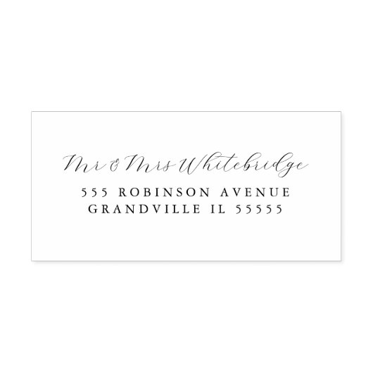 スクリプトエレガントデザイン(&M) セルフインキングスタンプ (デザイン)