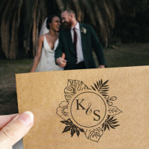 スクリプトエレガントフォント熱帯リースモノグラム