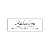 スクリプトエレガントブライダルシャワー差出人住所Self-i セルフインキングスタンプ (デザイン)