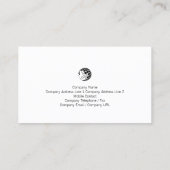 スクリプトエレガントプロフェッショナル名刺 名刺 (裏面)