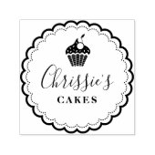 スクリプトエレガントベーカリーロゴビジネス セルフインキングスタンプ (デザイン)