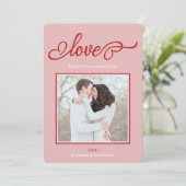 スクリプトエレガントラブハートバレンタインデーの写真 シーズンカード (スタンド正面)