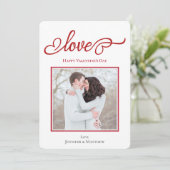 スクリプトエレガントラブハートバレンタインデーの写真 シーズンカード (スタンド正面)